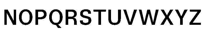 TrueSans Medium Font UPPERCASE