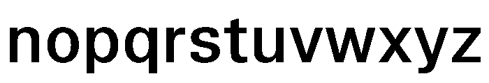 TrueSans Medium Font LOWERCASE