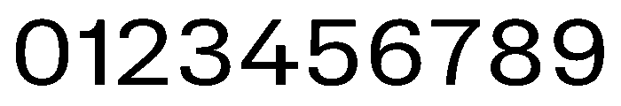 TrueSans RegularExtended Font OTHER CHARS