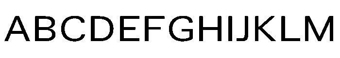 TrueSans RegularExtended Font UPPERCASE
