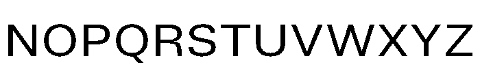 TrueSans RegularExtended Font UPPERCASE
