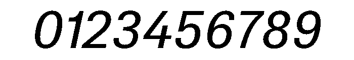 TrueSans RegularItalic Font OTHER CHARS