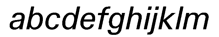 TrueSans RegularItalic FONT