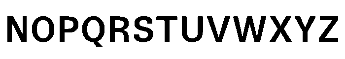 TrueSans SemiBold Font UPPERCASE