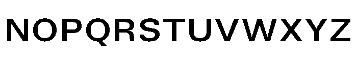 TrueSans SemiBoldExtended Font UPPERCASE