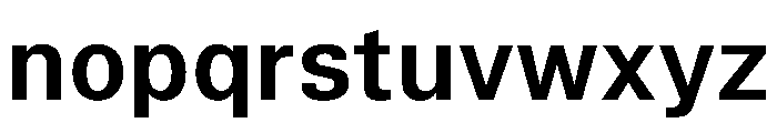 TrueSans SemiBold Font LOWERCASE