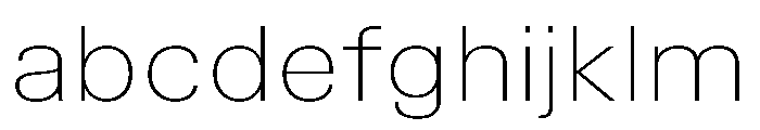 TrueSans ThinExtended FONT