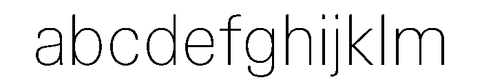 TrueSans Thin FONT