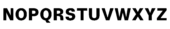 TrueSans UltraBold Font UPPERCASE