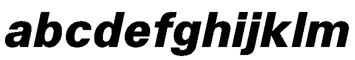 TrueSans UltraBoldItalic FONT