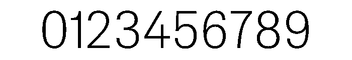 TrueSans UltraLight Font OTHER CHARS