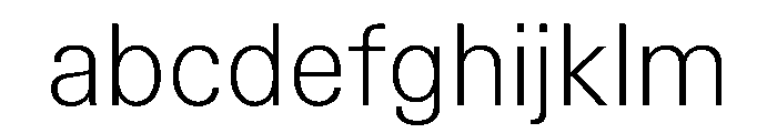 TrueSans UltraLight FONT
