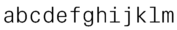 TrueSansMono Light FONT