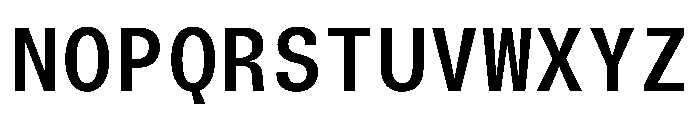 TrueSansMono Medium Font UPPERCASE