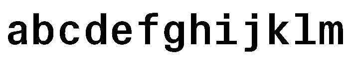 TrueSansMono Medium FONT