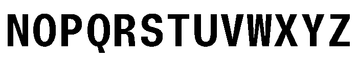 TrueSansMono SemiBold Font UPPERCASE