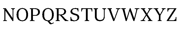 TrueSerif Book Font UPPERCASE