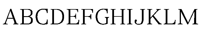 TrueSerif Light Font UPPERCASE