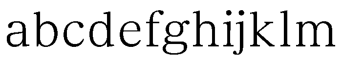 TrueSerif Light FONT