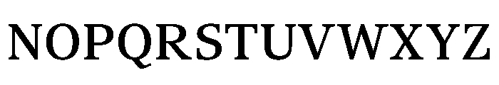 TrueSerif Medium Font UPPERCASE