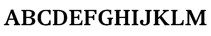 TrueSerif SemiBold Font UPPERCASE