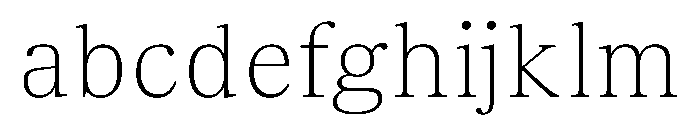 TrueSerif Thin FONT