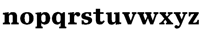 TrueSerif UltraBold Font LOWERCASE