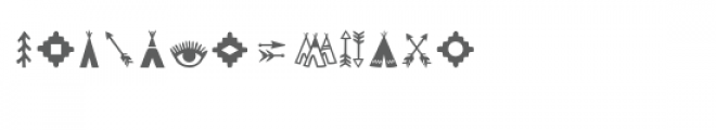 tribal dingbat font Font LOWERCASE