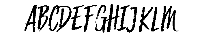 Trailmade Regular Italic Font UPPERCASE