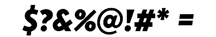 Transat Black Oblique Font OTHER CHARS