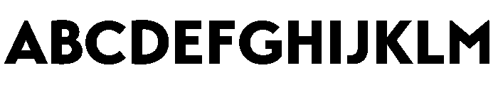 Transat Black Font UPPERCASE