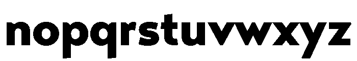 Transat Black Font LOWERCASE