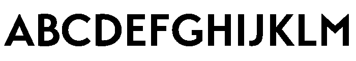 Transat Bold Font UPPERCASE