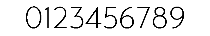 Transat Light Font OTHER CHARS