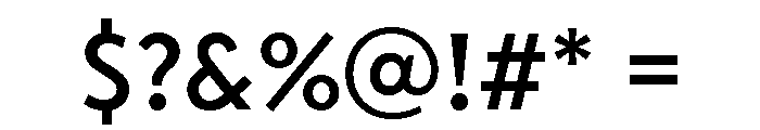 Transat Medium Font OTHER CHARS
