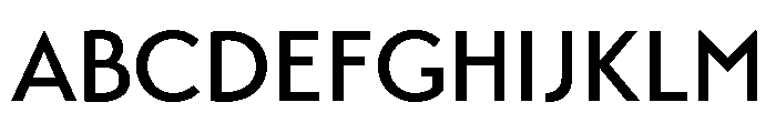 Transat Medium Font UPPERCASE