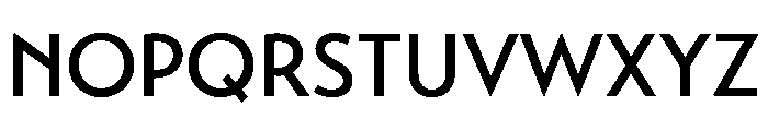 Transat Medium Font UPPERCASE