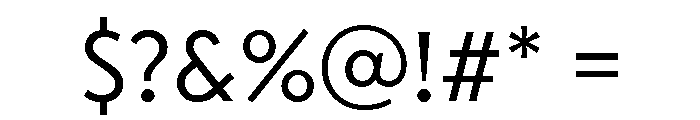 Transat Regular Font OTHER CHARS