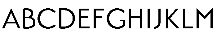Transat Regular Font UPPERCASE