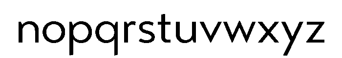 Transat Regular Font LOWERCASE