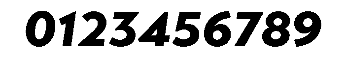 Transat Text Black Oblique Font OTHER CHARS