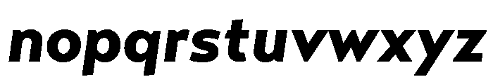 Transat Text Black Oblique Font LOWERCASE