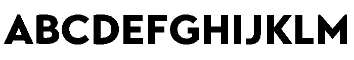Transat Text Black Font UPPERCASE