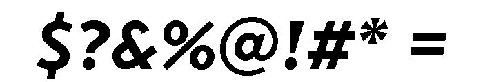 Transat Text Bold Oblique Font OTHER CHARS