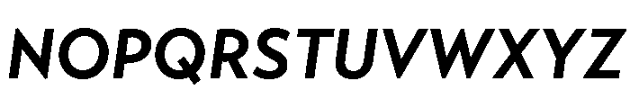 Transat Text Bold Oblique Font UPPERCASE