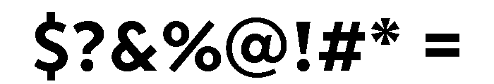 Transat Text Bold Font OTHER CHARS
