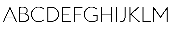 Transat Text Light Font UPPERCASE