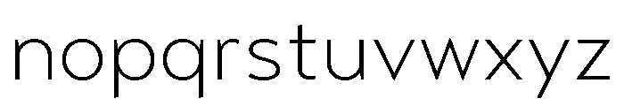 Transat Text Light Font LOWERCASE
