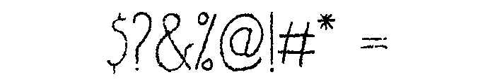 Transitore Medium Font OTHER CHARS