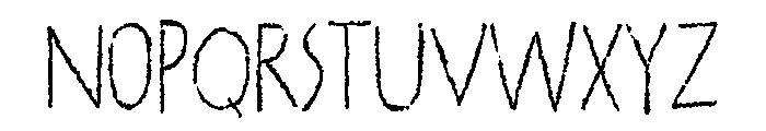 Transitore Medium Font UPPERCASE